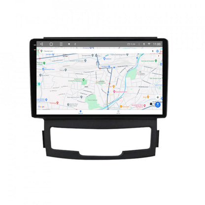 Navigatie 2K HUB64 Ssang Yong Korando (2010-2013), 4GB RAM, Android, Octacore, Slot Sim 4G, DSP, GPS, Wi-FI, Carplay, Android Auto, USB, Bluetooth, Waze, Touchscreen, 9.5 Inch