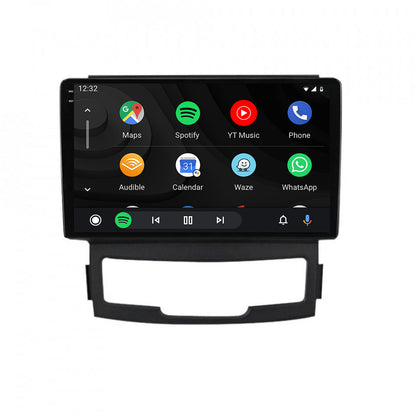 Navigatie 2K HUB64 Ssang Yong Korando (2010-2013), 4GB RAM, Android, Octacore, Slot Sim 4G, DSP, GPS, Wi-FI, Carplay, Android Auto, USB, Bluetooth, Waze, Touchscreen, 9.5 Inch
