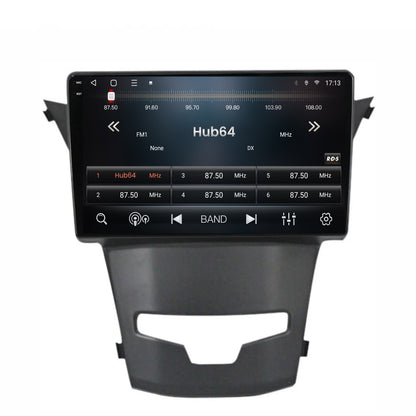 Navigatie 2K HUB64 Ssangyong Korando (2013-2019), 4GB RAM, Android, Octacore, Slot Sim 4G, DSP, GPS, Wi-FI, Carplay, Android Auto, USB, Bluetooth, Waze, Touchscreen, 9.5 Inch