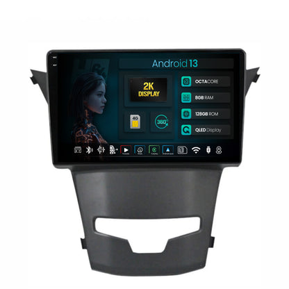 Navigatie 2K HUB64 Ssangyong Korando (2013-2019), 8GB RAM, Android, Octacore, Slot Sim 4G, DSP, GPS, Wi-FI, Carplay, Android Auto, USB, Bluetooth, Waze, Touchscreen, 9.5 Inch