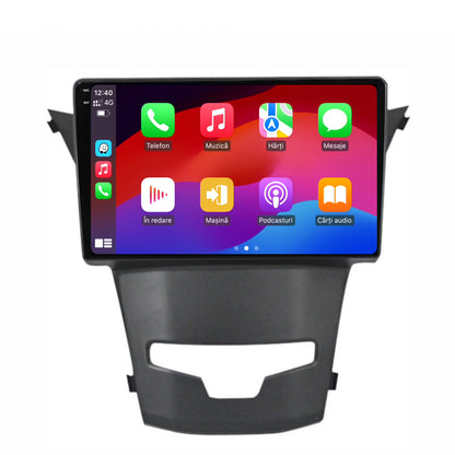 Navigatie 2K HUB64 Ssangyong Korando (2013-2019), 8GB RAM, Android, Octacore, Slot Sim 4G, DSP, GPS, Wi-FI, Carplay, Android Auto, USB, Bluetooth, Waze, Touchscreen, 9.5 Inch