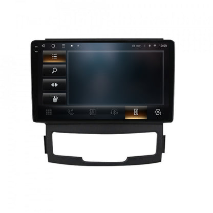 Navigatie 2K HUB64 Ssang Yong Korando (2010-2013), 8GB RAM, Android, Octacore, Slot Sim 4G, DSP, GPS, Wi-FI, Carplay, Android Auto, USB, Bluetooth, Waze, Touchscreen, 9.5 Inch