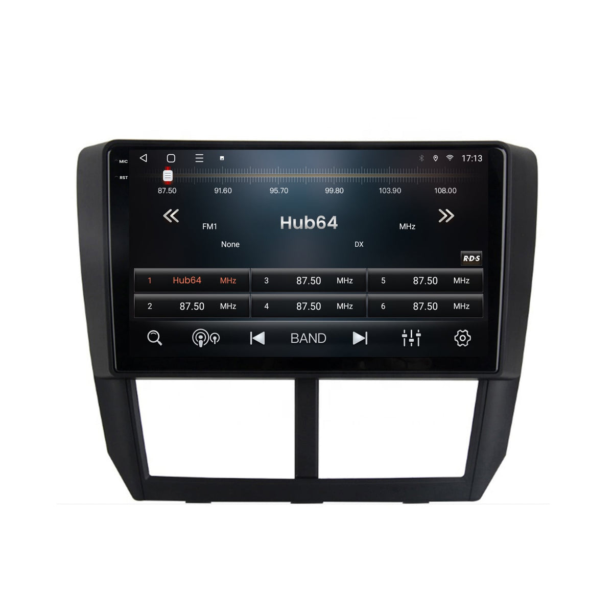 Navigatie 2K HUB64 Subaru Forester (2007-2013), 4GB RAM, Android, Octacore, Slot Sim 4G, DSP, GPS, Wi-FI, Carplay, Android Auto, USB, Bluetooth, Waze, Touchscreen, 9.5 Inch