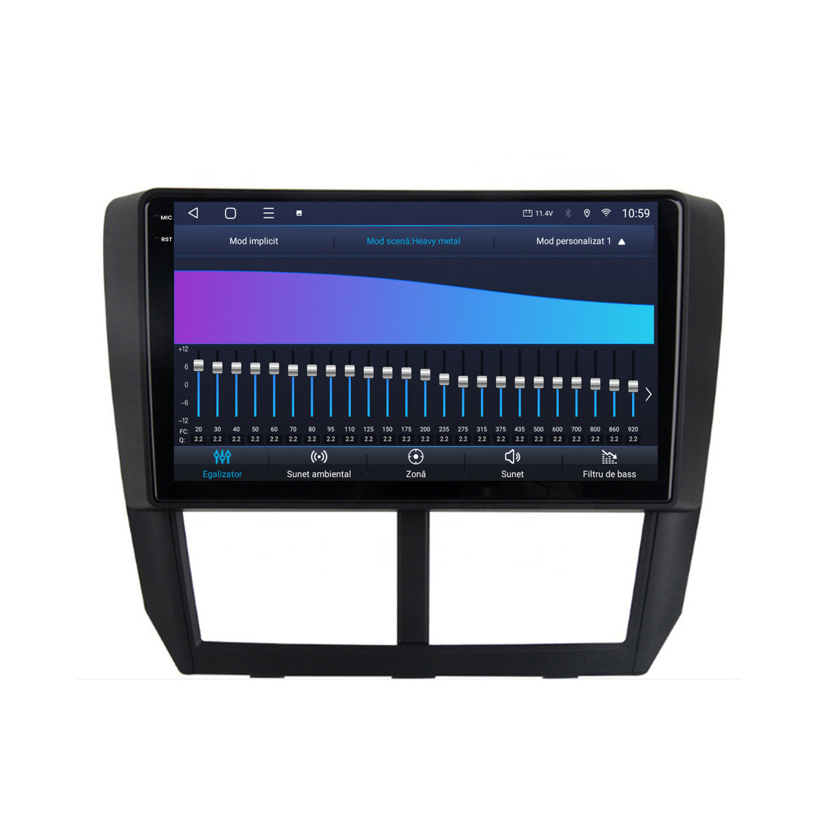Navigatie 2K HUB64 Subaru Forester (2007-2013), 4GB RAM, Android, Octacore, Slot Sim 4G, DSP, GPS, Wi-FI, Carplay, Android Auto, USB, Bluetooth, Waze, Touchscreen, 9.5 Inch