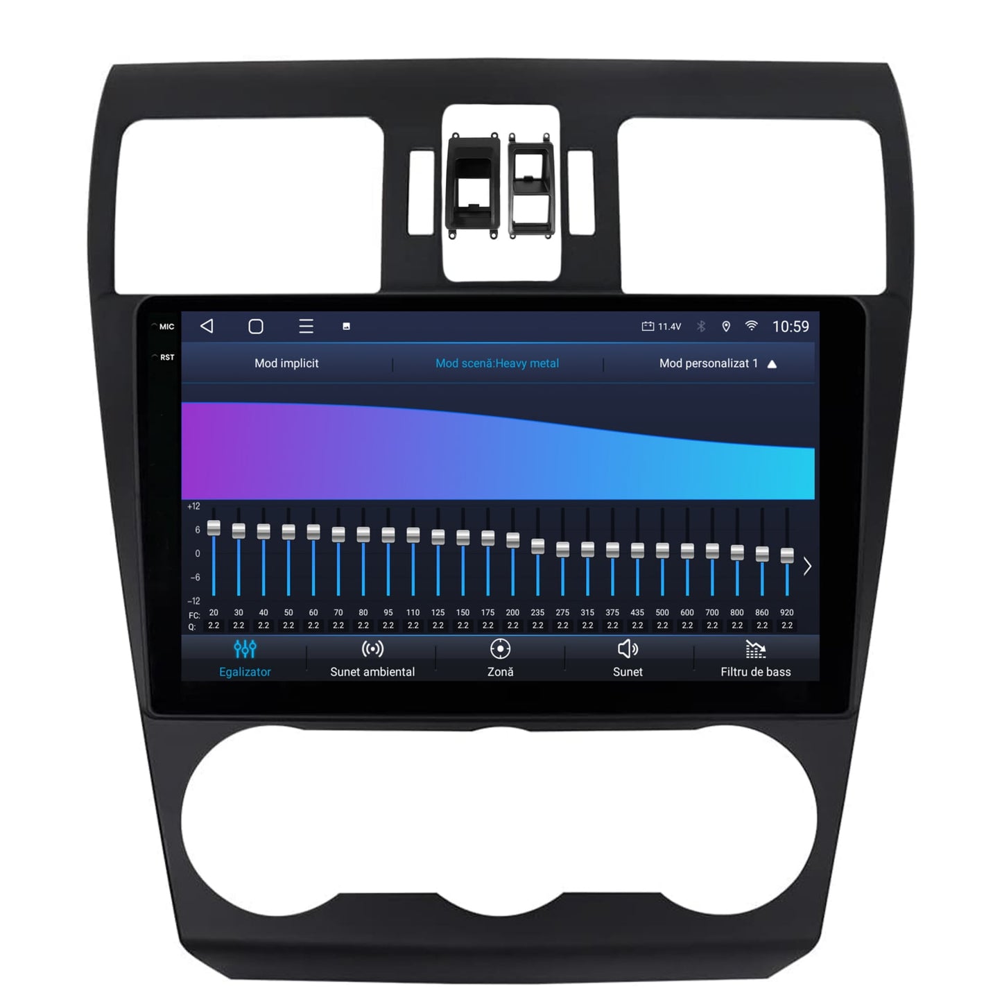 Navigatie 2K HUB64 Subaru Forester (2012-2018), 4GB RAM, Android, Octacore, Slot Sim 4G, DSP, GPS, Wi-FI, Carplay, Android Auto, USB, Bluetooth, Waze, Touchscreen, 9.5 Inch