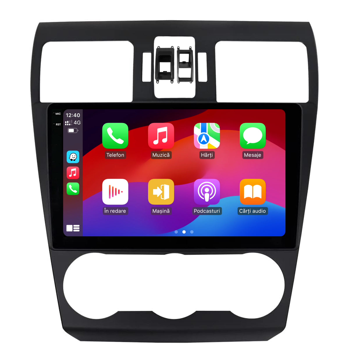 Navigatie 2K HUB64 Subaru Forester (2012-2018), 4GB RAM, Android, Octacore, Slot Sim 4G, DSP, GPS, Wi-FI, Carplay, Android Auto, USB, Bluetooth, Waze, Touchscreen, 9.5 Inch