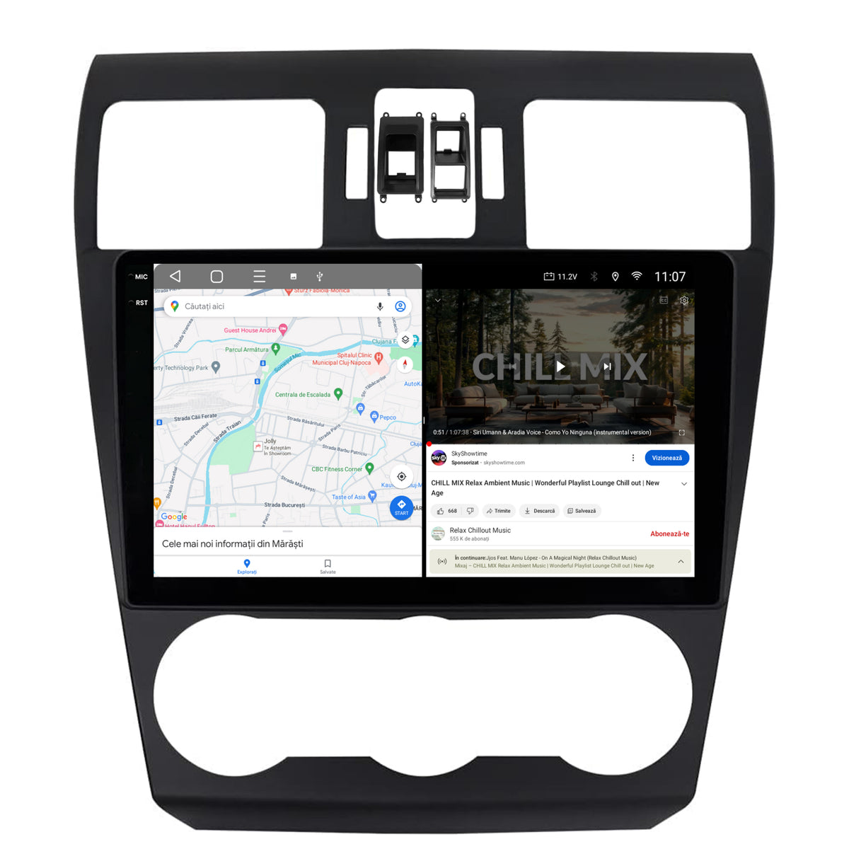Navigatie 2K HUB64 Subaru Forester (2012-2018), 4GB RAM, Android, Octacore, Slot Sim 4G, DSP, GPS, Wi-FI, Carplay, Android Auto, USB, Bluetooth, Waze, Touchscreen, 9.5 Inch
