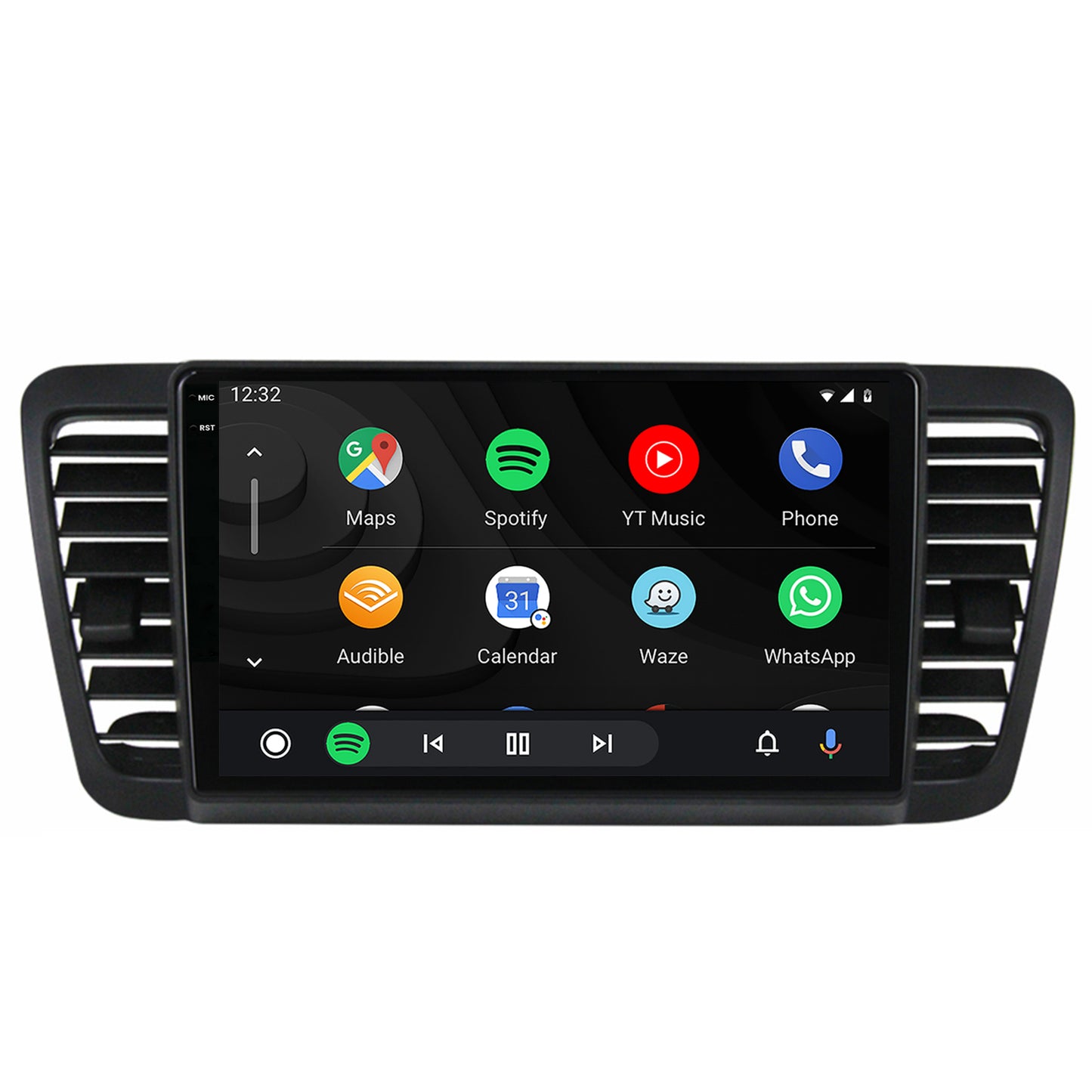Navigatie 2K HUB64 Subaru Legacy (2004-2010), 4GB RAM, Android, Octacore, Slot Sim 4G, DSP, GPS, Wi-FI, Carplay, Android Auto, USB, Bluetooth, Waze, Touchscreen, 9.5 Inch