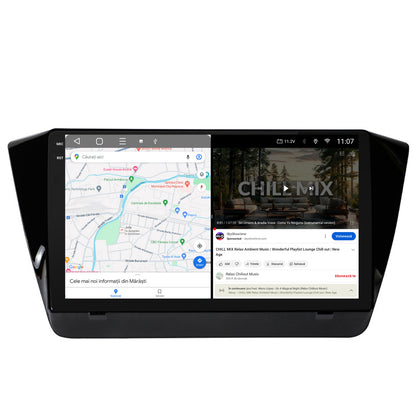 Navigatie 2K HUB64 Superb 3 (2015+), 4GB RAM, Android, Octacore, Slot Sim 4G, DSP, GPS, Wi-FI, Carplay, Android Auto, USB, Bluetooth, Waze, Touchscreen, 10.36 Inch