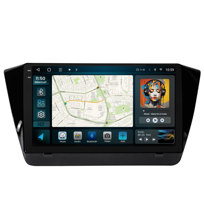 Navigatie 2K HUB64 Superb 3 (2015+), 4GB RAM, Android, Octacore, Slot Sim 4G, DSP, GPS, Wi-FI, Carplay, Android Auto, USB, Bluetooth, Waze, Touchscreen, 10.36 Inch