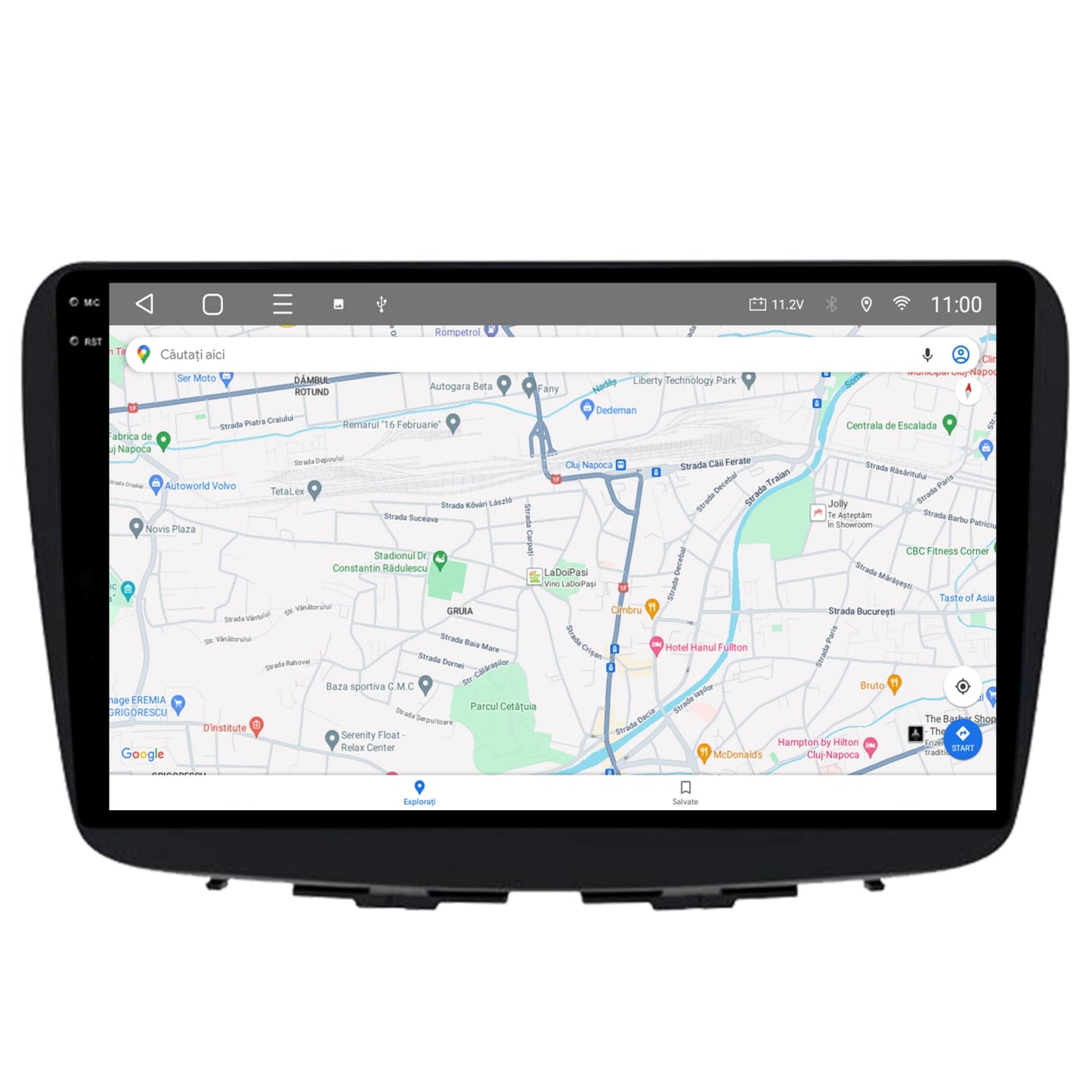 Navigatie 2K HUB64 Suzuki Baleno, 8GB RAM, Android, Octacore, Slot Sim 4G, DSP, GPS, Wi-FI, Carplay, Android Auto, USB, Bluetooth, Waze, Touchscreen, 9.5 Inch
