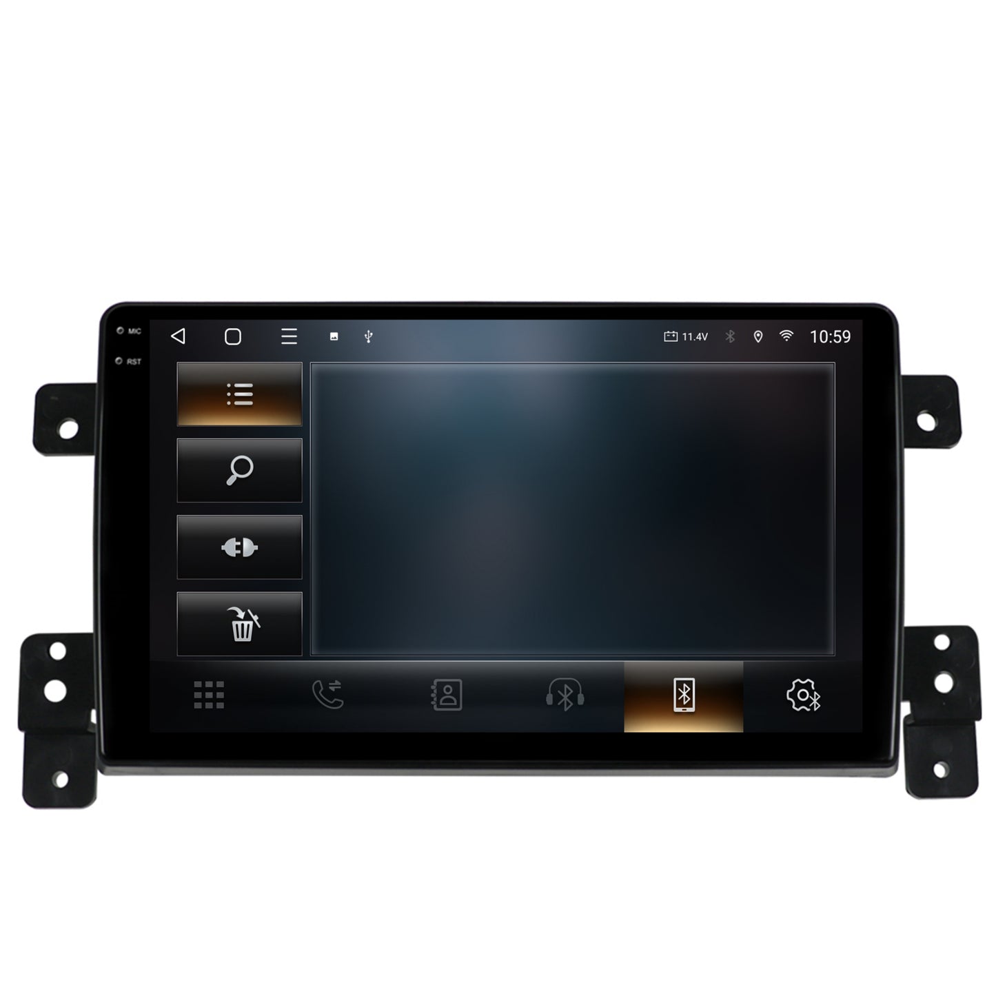 Navigatie 2K HUB64 Suzuki Grand Vitara (2005-2015), 4GB RAM, Android, Octacore, Slot Sim 4G, DSP, GPS, Wi-FI, Carplay, Android Auto, USB, Bluetooth, Waze, Touchscreen, 9.5 Inch