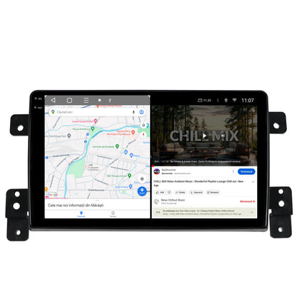 Navigatie 2K HUB64 Suzuki Grand Vitara (2005-2015), 4GB RAM, Android, Octacore, Slot Sim 4G, DSP, GPS, Wi-FI, Carplay, Android Auto, USB, Bluetooth, Waze, Touchscreen, 9.5 Inch
