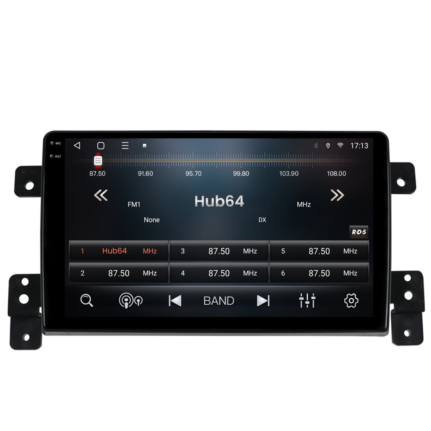 Navigatie 2K HUB64 Suzuki Grand Vitara (2005-2015), 8GB RAM, Android, Octacore, Slot Sim 4G, DSP, GPS, Wi-FI, Carplay, Android Auto, USB, Bluetooth, Waze, Touchscreen, 9.5 Inch