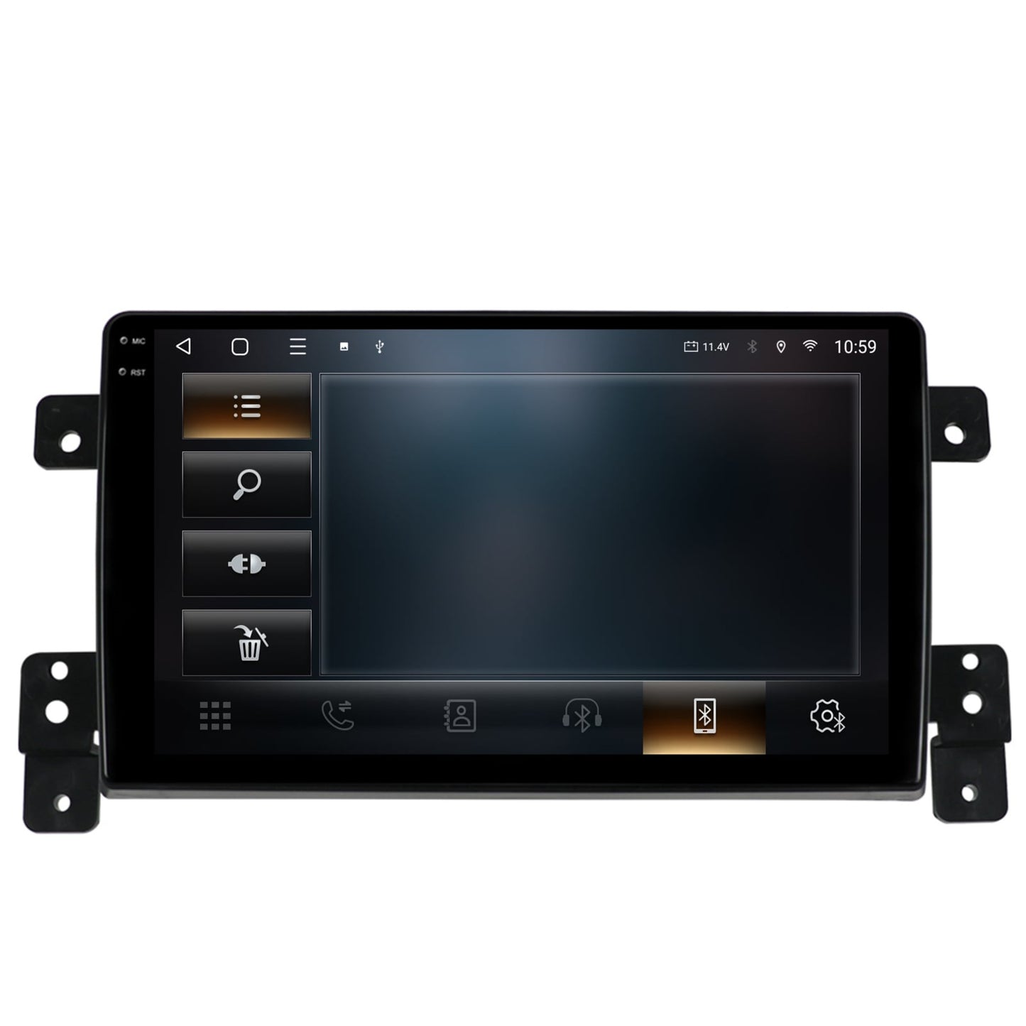 Navigatie 2K HUB64 Suzuki Grand Vitara (2005-2015), 8GB RAM, Android, Octacore, Slot Sim 4G, DSP, GPS, Wi-FI, Carplay, Android Auto, USB, Bluetooth, Waze, Touchscreen, 9.5 Inch