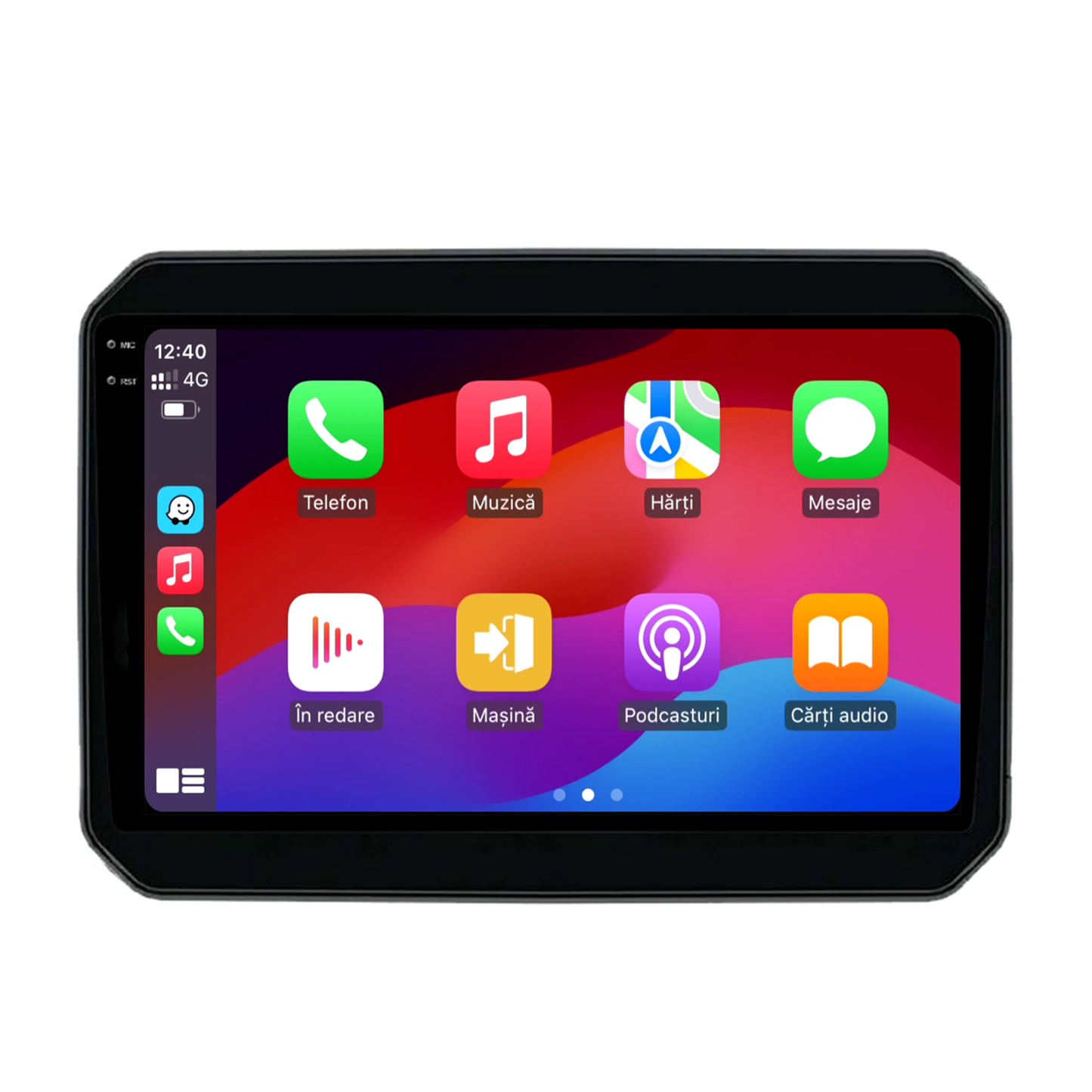 Navigatie 2K HUB64 Suzuki Ignis (2016+), 4GB RAM, Android, Octacore, Slot Sim 4G, DSP, GPS, Wi-FI, Carplay, Android Auto, USB, Bluetooth, Waze, Touchscreen, 9.5 Inch
