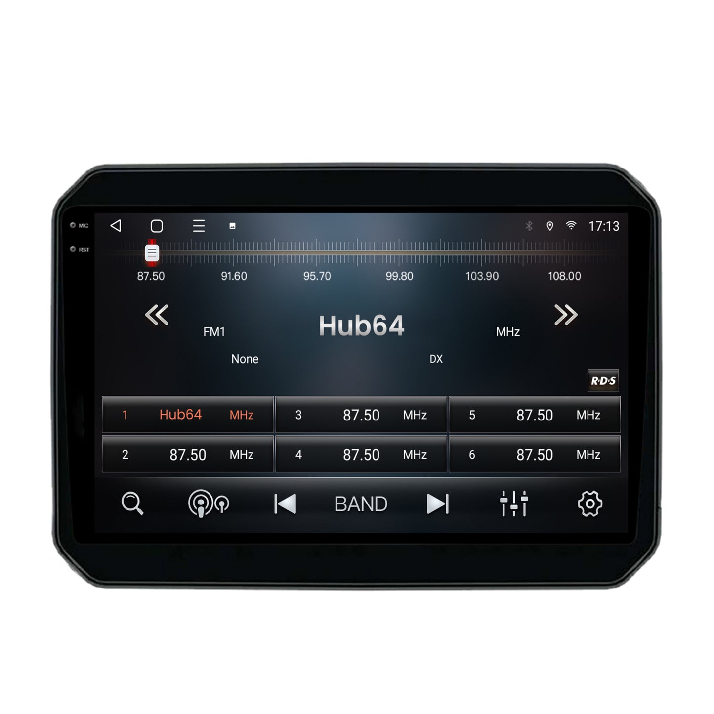 Navigatie 2K HUB64 Suzuki Ignis (2016+), 8GB RAM, Android, Octacore, Slot Sim 4G, DSP, GPS, Wi-FI, Carplay, Android Auto, USB, Bluetooth, Waze, Touchscreen, 9.5 Inch