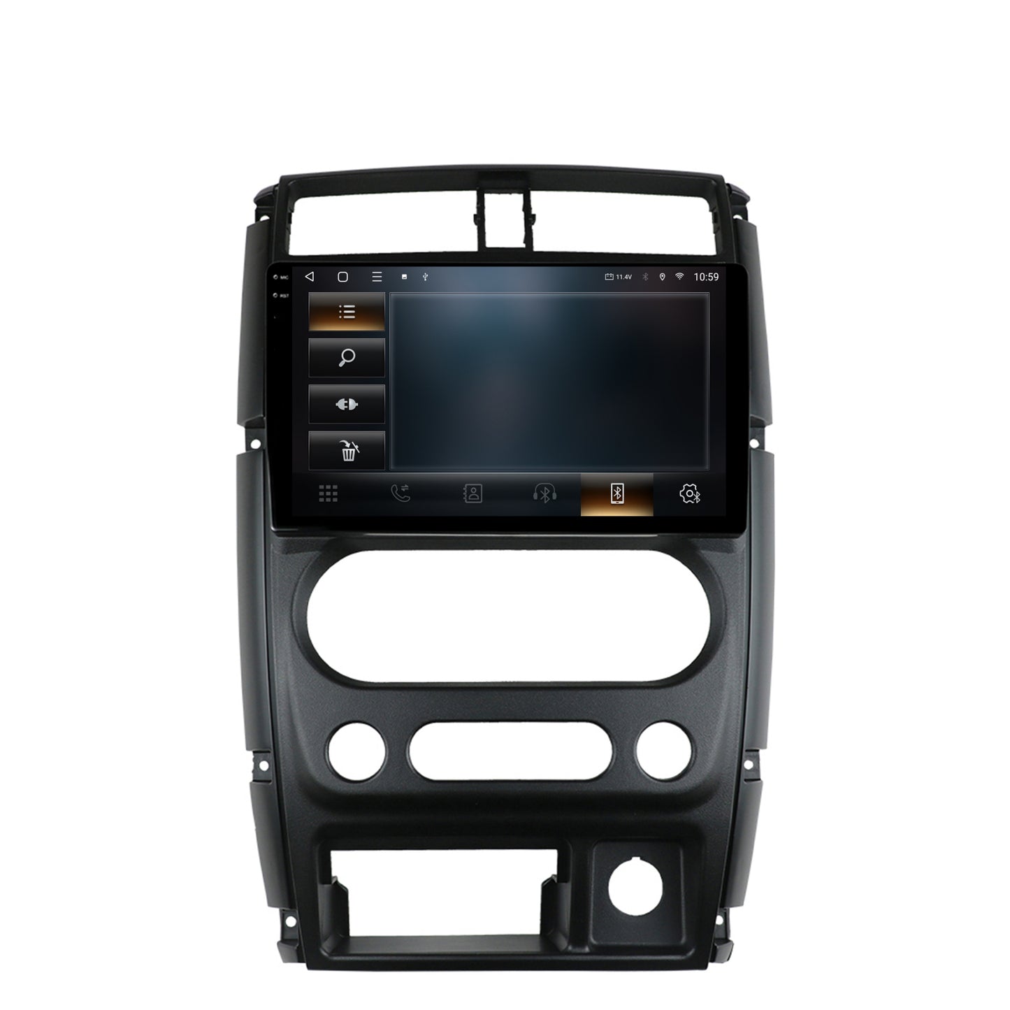Navigatie 2K HUB64 Suzuki Jimny (2005+), 4GB RAM, Android, Octacore, Slot Sim 4G, DSP, GPS, Wi-FI, Carplay, Android Auto, USB, Bluetooth, Waze, Touchscreen, 9.5 Inch