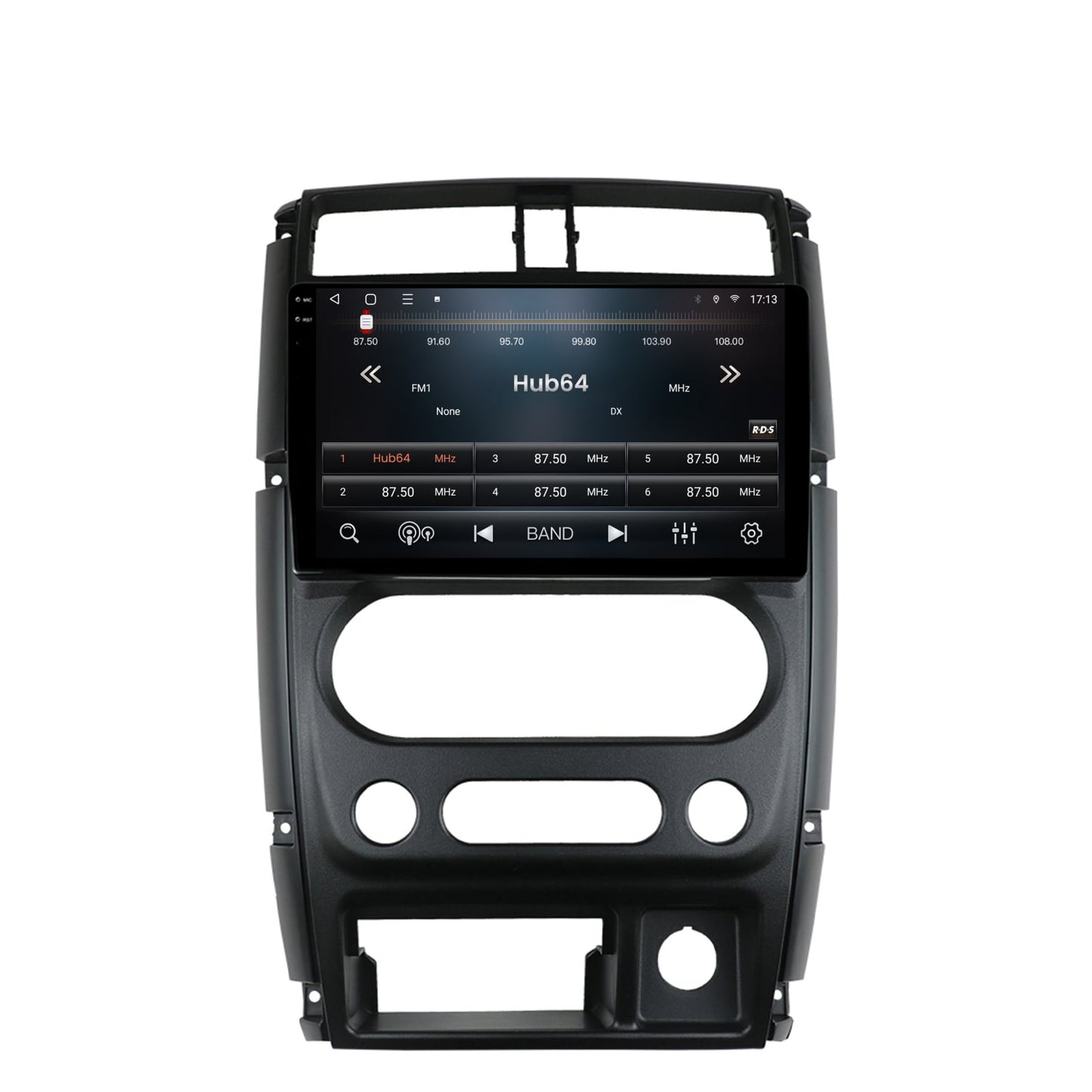 Navigatie 2K HUB64 Suzuki Jimny (2005+), 4GB RAM, Android, Octacore, Slot Sim 4G, DSP, GPS, Wi-FI, Carplay, Android Auto, USB, Bluetooth, Waze, Touchscreen, 9.5 Inch
