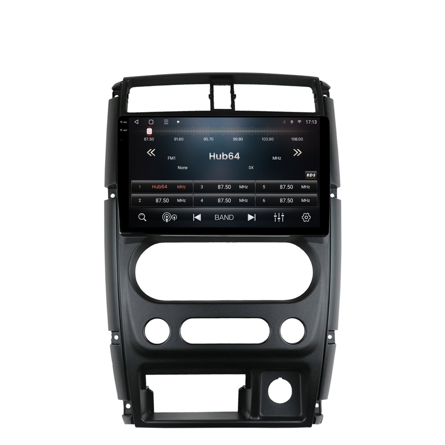 Navigatie 2K HUB64 Suzuki Jimny (2005+), 8GB RAM, Android, Octacore, Slot Sim 4G, DSP, GPS, Wi-FI, Carplay, Android Auto, USB, Bluetooth, Waze, Touchscreen, 9.5 Inch