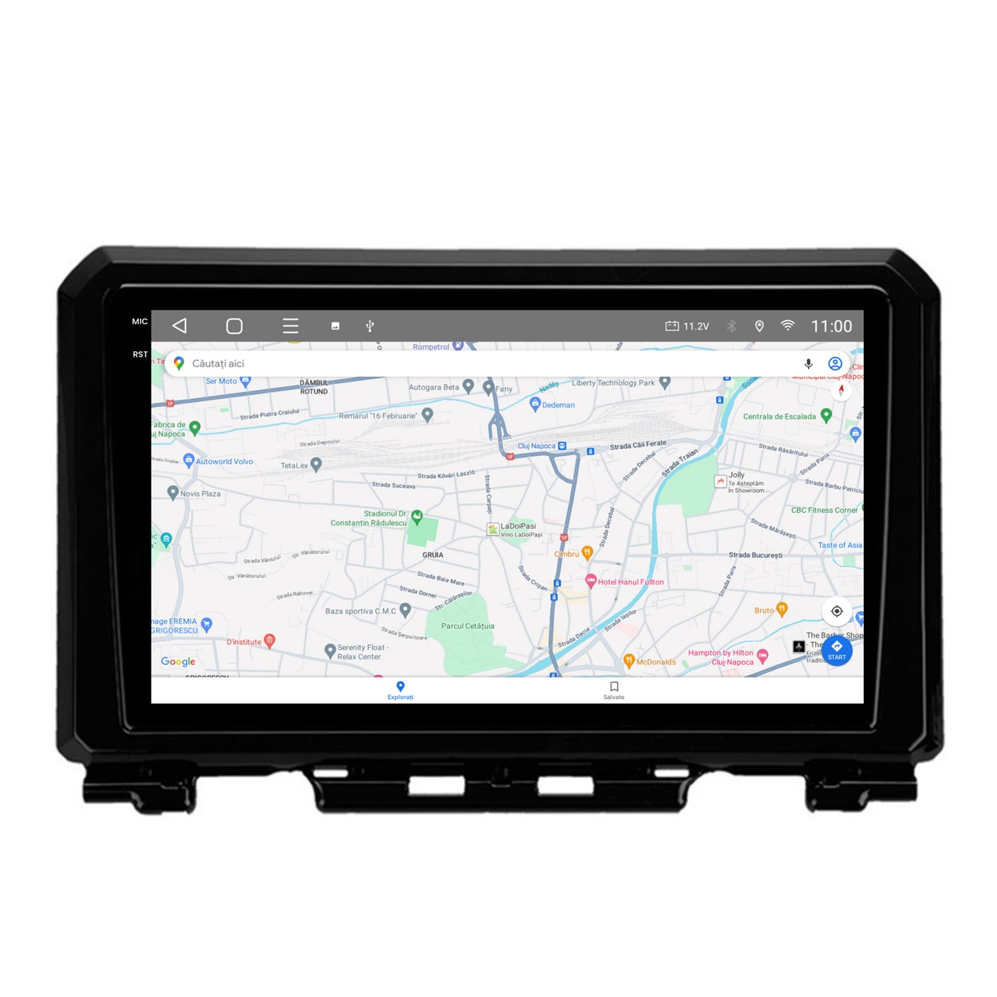 Navigatie 2K HUB64 Suzuki Jimny (2018-2022), 4GB RAM, Android, Octacore, Slot Sim 4G, DSP, GPS, Wi-FI, Carplay, Android Auto, USB, Bluetooth, Waze, Touchscreen, 9.5 Inch