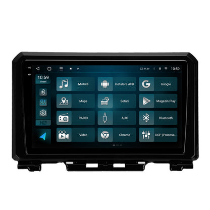 Navigatie 2K HUB64 Suzuki Jimny (2018-2022), 4GB RAM, Android, Octacore, Slot Sim 4G, DSP, GPS, Wi-FI, Carplay, Android Auto, USB, Bluetooth, Waze, Touchscreen, 9.5 Inch