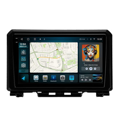 Navigatie 2K HUB64 Suzuki Jimny (2018-2022), 8GB RAM, Android, Octacore, Slot Sim 4G, DSP, GPS, Wi-FI, Carplay, Android Auto, USB, Bluetooth, Waze, Touchscreen, 9.5 Inch