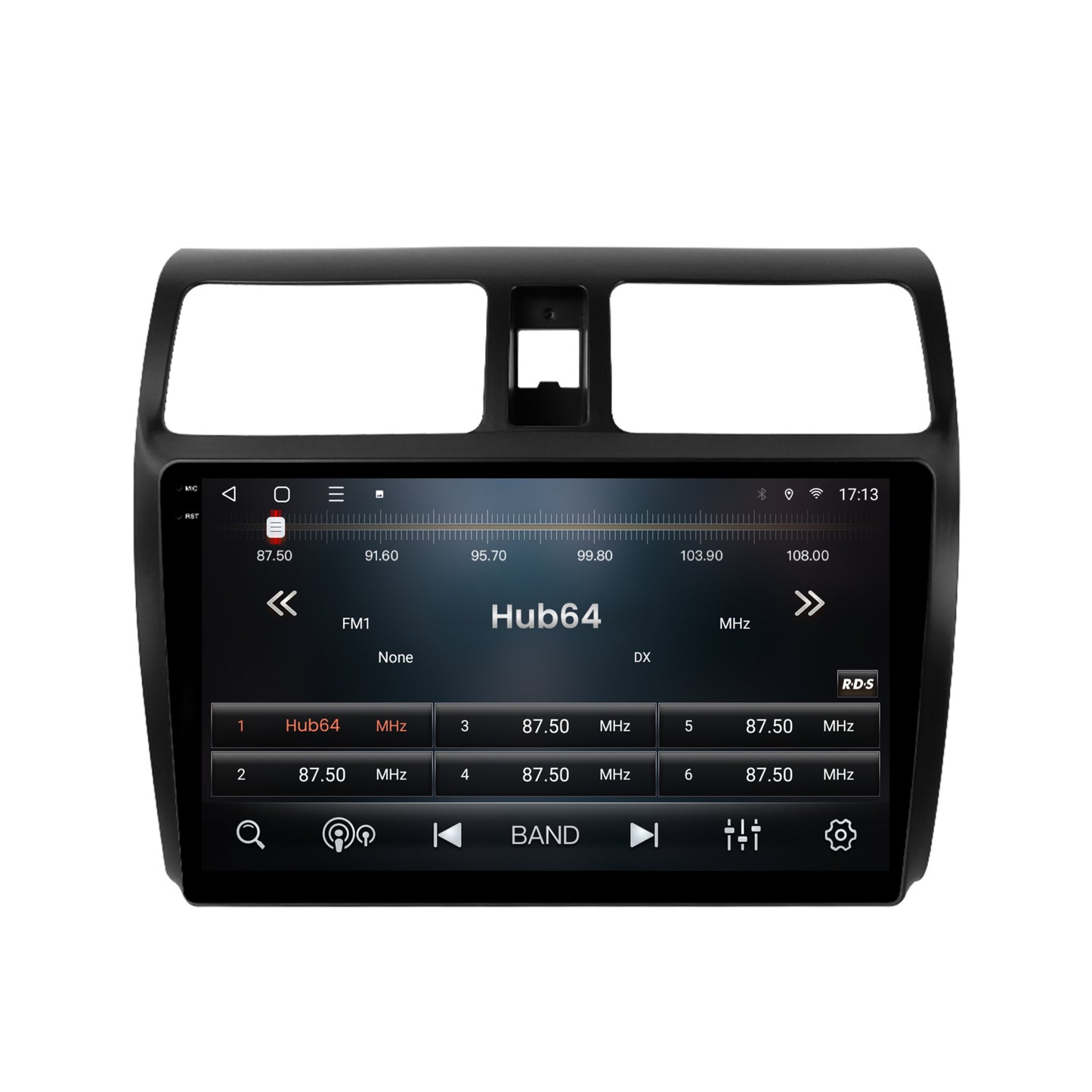 Navigatie 2K HUB64 Suzuki Swift (2003-2010), 4GB RAM, Android, Octacore, Slot Sim 4G, DSP, GPS, Wi-FI, Carplay, Android Auto, USB, Bluetooth, Waze, Touchscreen, 10.36 Inch