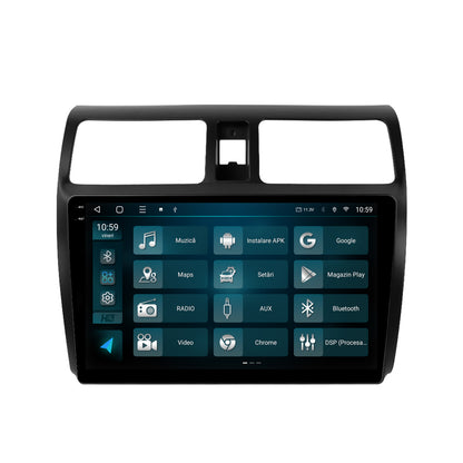 Navigatie 2K HUB64 Suzuki Swift (2003-2010), 4GB RAM, Android, Octacore, Slot Sim 4G, DSP, GPS, Wi-FI, Carplay, Android Auto, USB, Bluetooth, Waze, Touchscreen, 10.36 Inch