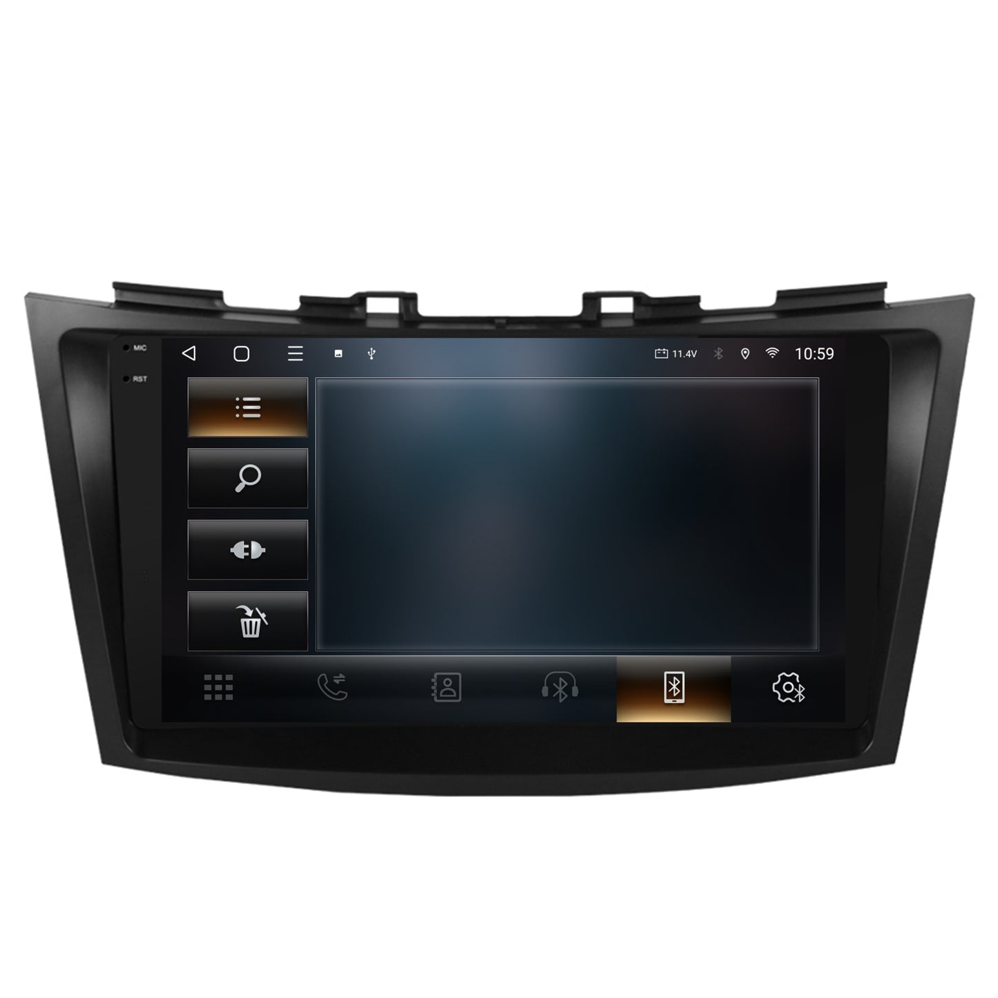 Navigatie 2K HUB64 Suzuki Swift (2011-2017), 4GB RAM, Android, Octacore, Slot Sim 4G, DSP, GPS, Wi-FI, Carplay, Android Auto, USB, Bluetooth, Waze, Touchscreen, 9.5 Inch