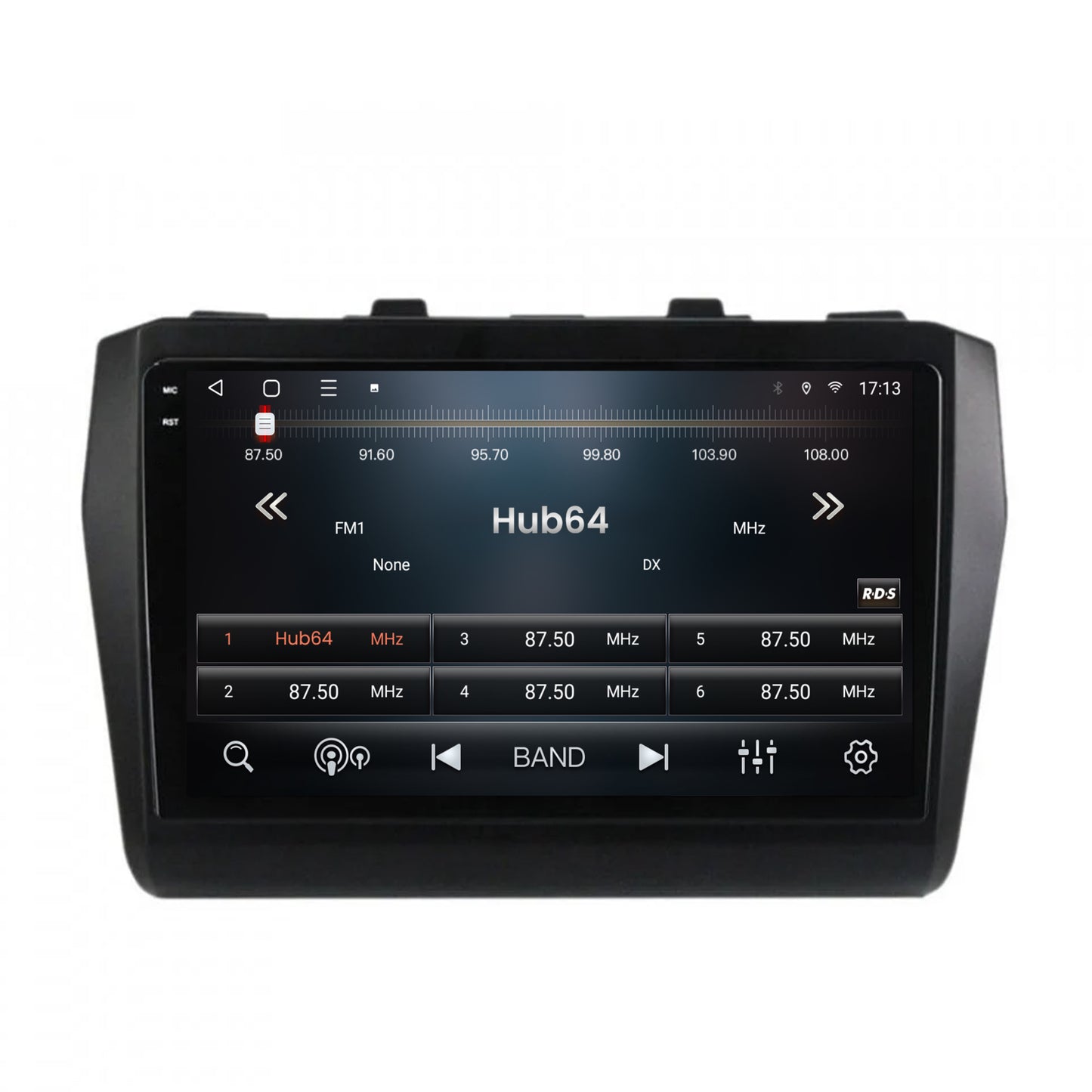 Navigatie 2K HUB64 Suzuki Swift (2017+), 8GB RAM, Android, Octacore, Slot Sim 4G, DSP, GPS, Wi-FI, Carplay, Android Auto, USB, Bluetooth, Waze, Touchscreen, 9.5 Inch