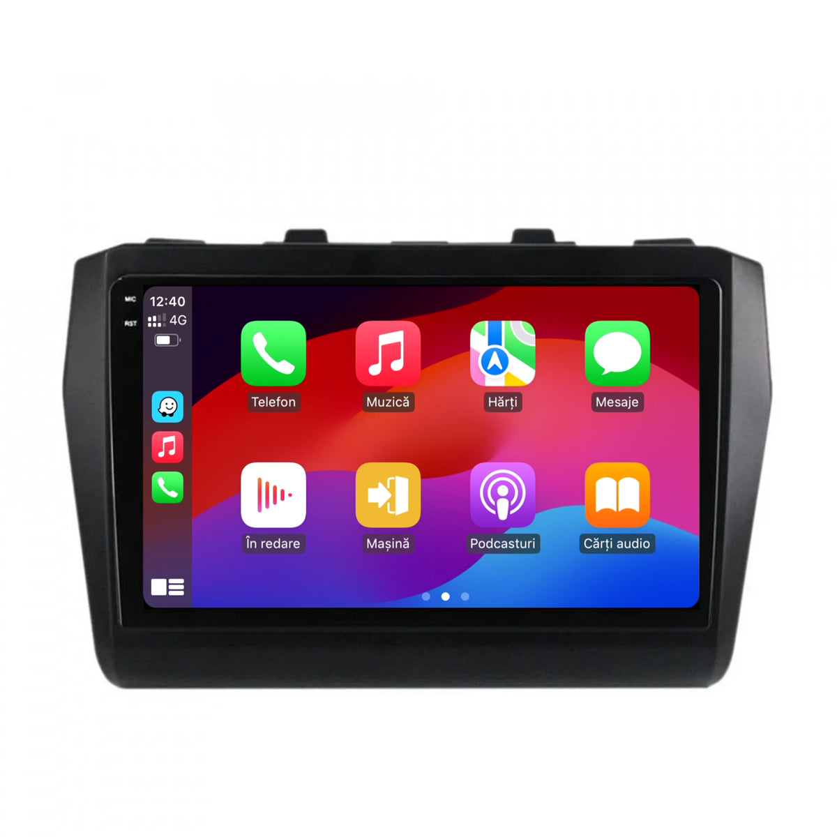 Navigatie 2K HUB64 Suzuki Swift (2017+), 8GB RAM, Android, Octacore, Slot Sim 4G, DSP, GPS, Wi-FI, Carplay, Android Auto, USB, Bluetooth, Waze, Touchscreen, 9.5 Inch