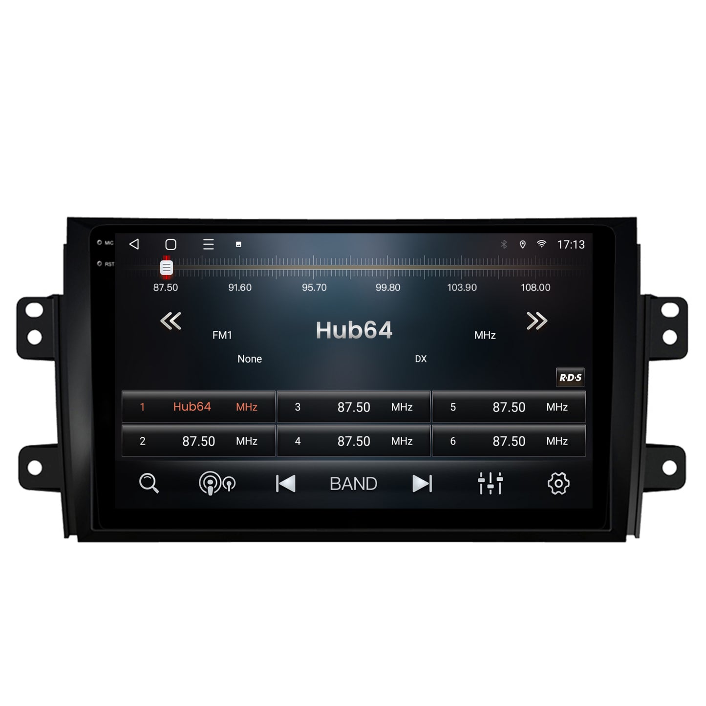 Navigatie 2K HUB64 Suzuki SX4 / Fiat Sedici, 4GB RAM, Android, Octacore, Slot Sim 4G, DSP, GPS, Wi-FI, Carplay, Android Auto, USB, Bluetooth, Waze, Touchscreen, 9.5 Inch