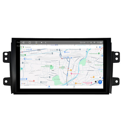 Navigatie 2K HUB64 Suzuki SX4 / Fiat Sedici, 8GB RAM, Android, Octacore, Slot Sim 4G, DSP, GPS, Wi-FI, Carplay, Android Auto, USB, Bluetooth, Waze, Touchscreen, 9.5 Inch