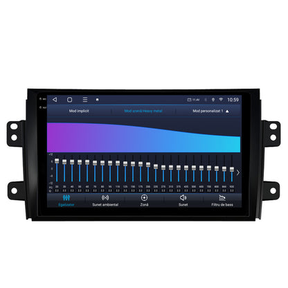 Navigatie 2K HUB64 Suzuki SX4 / Fiat Sedici, 8GB RAM, Android, Octacore, Slot Sim 4G, DSP, GPS, Wi-FI, Carplay, Android Auto, USB, Bluetooth, Waze, Touchscreen, 9.5 Inch