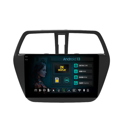 Navigatie 2K HUB64 Suzuki SX4 S-Cross (2014-2020), 4GB RAM, Android, Octacore, Slot Sim 4G, DSP, GPS, Wi-FI, Carplay, Android Auto, USB, Bluetooth, Waze, Touchscreen, 9.5 Inch
