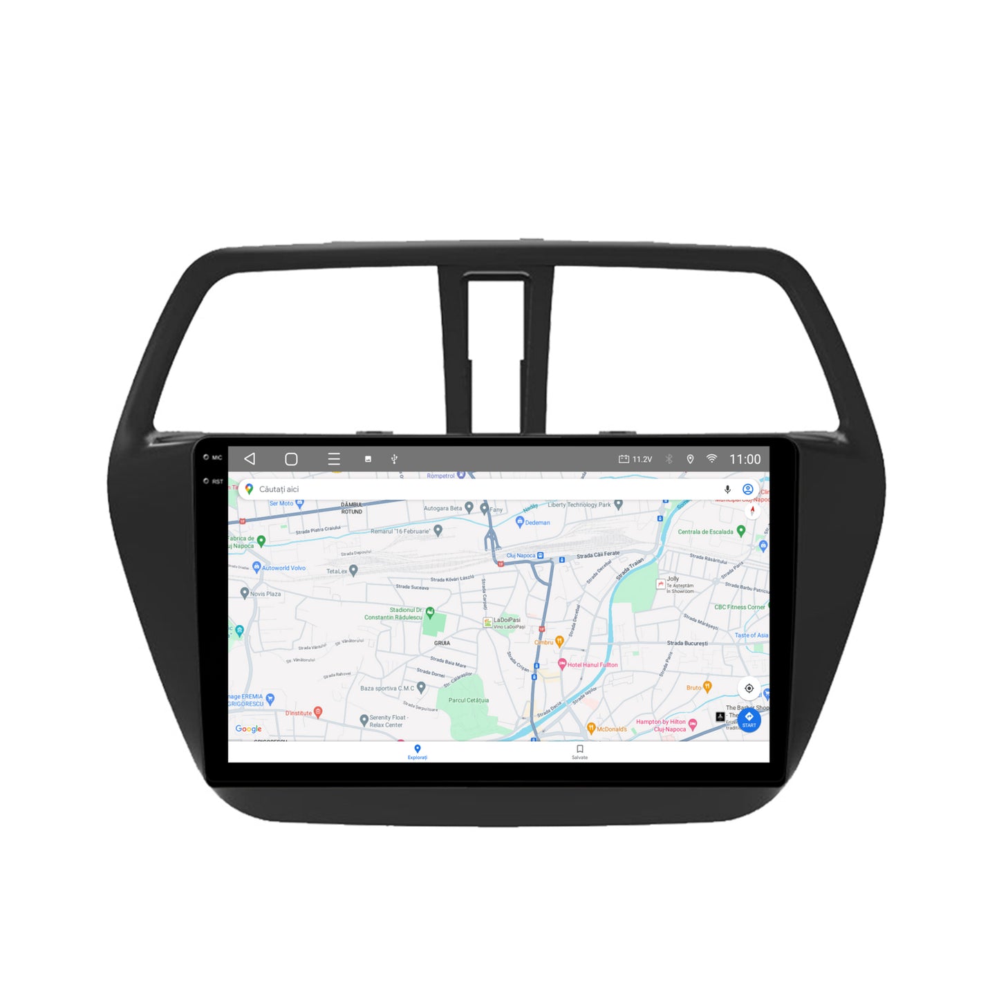 Navigatie 2K HUB64 Suzuki SX4 S-Cross (2014-2020), 8GB RAM, Android, Octacore, Slot Sim 4G, DSP, GPS, Wi-FI, Carplay, Android Auto, USB, Bluetooth, Waze, Touchscreen, 9.5 Inch