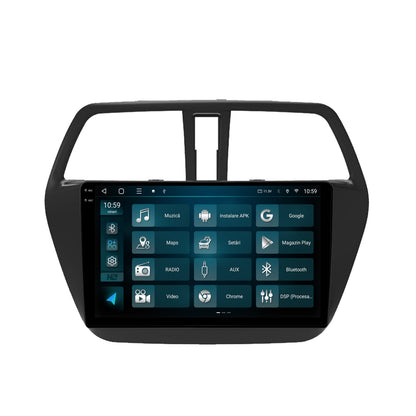 Navigatie 2K HUB64 Suzuki SX4 S-Cross (2014-2020), 8GB RAM, Android, Octacore, Slot Sim 4G, DSP, GPS, Wi-FI, Carplay, Android Auto, USB, Bluetooth, Waze, Touchscreen, 9.5 Inch