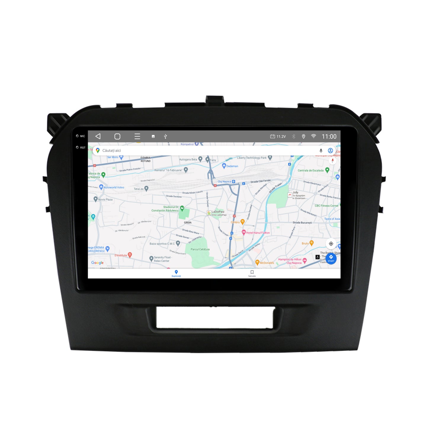 Navigatie 2K HUB64 Suzuki Vitara (2015+), 4GB RAM, Android, Octacore, Slot Sim 4G, DSP, GPS, Wi-FI, Carplay, Android Auto, USB, Bluetooth, Waze, Touchscreen, 9.5 Inch