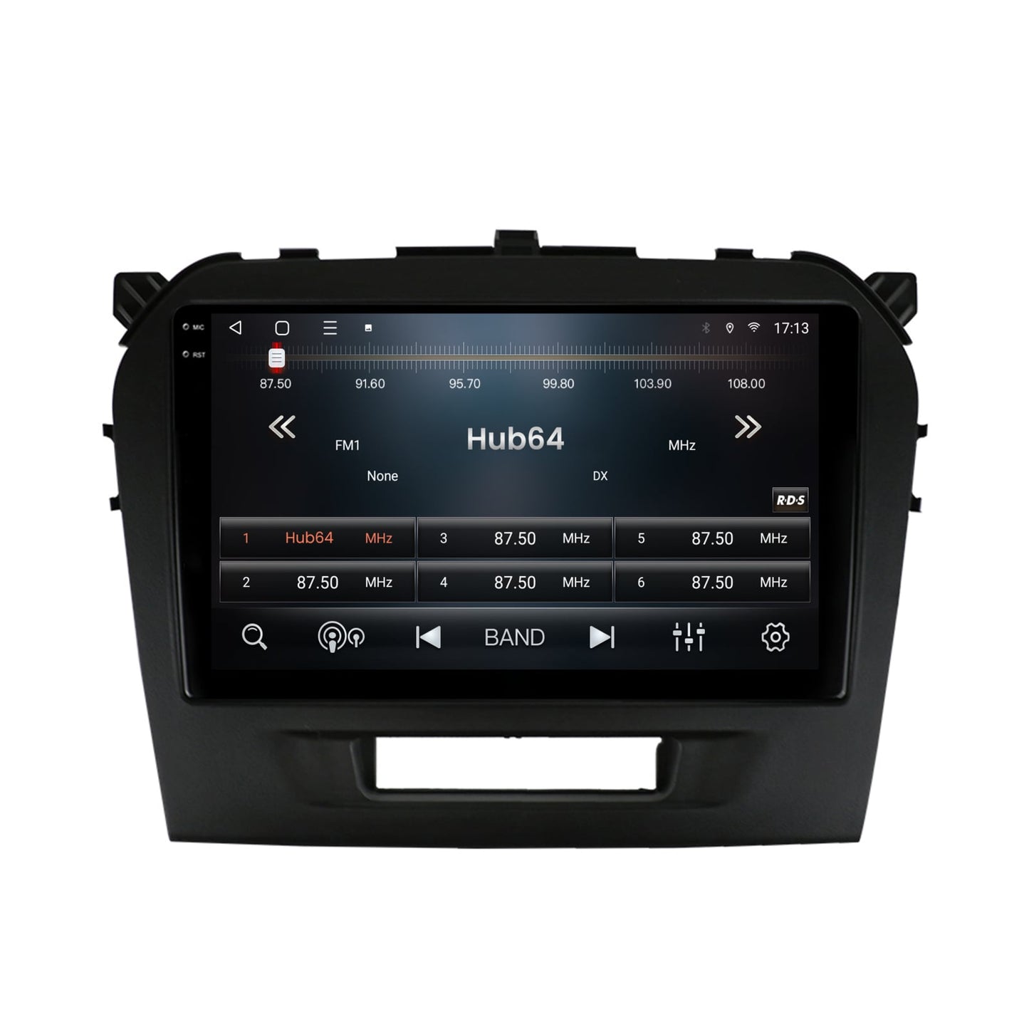 Navigatie 2K HUB64 Suzuki Vitara (2015+), 4GB RAM, Android, Octacore, Slot Sim 4G, DSP, GPS, Wi-FI, Carplay, Android Auto, USB, Bluetooth, Waze, Touchscreen, 9.5 Inch