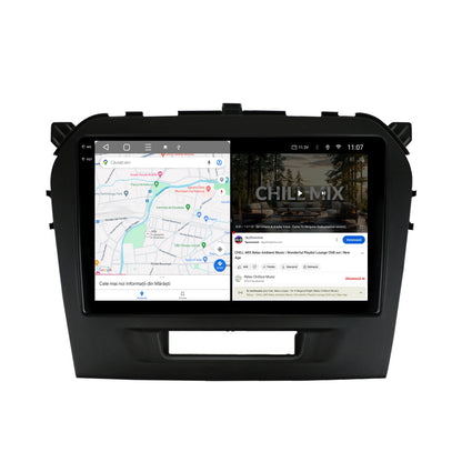 Navigatie 2K HUB64 Suzuki Vitara (2015+), 8GB RAM, Android, Octacore, Slot Sim 4G, DSP, GPS, Wi-FI, Carplay, Android Auto, USB, Bluetooth, Waze, Touchscreen, 9.5 Inch