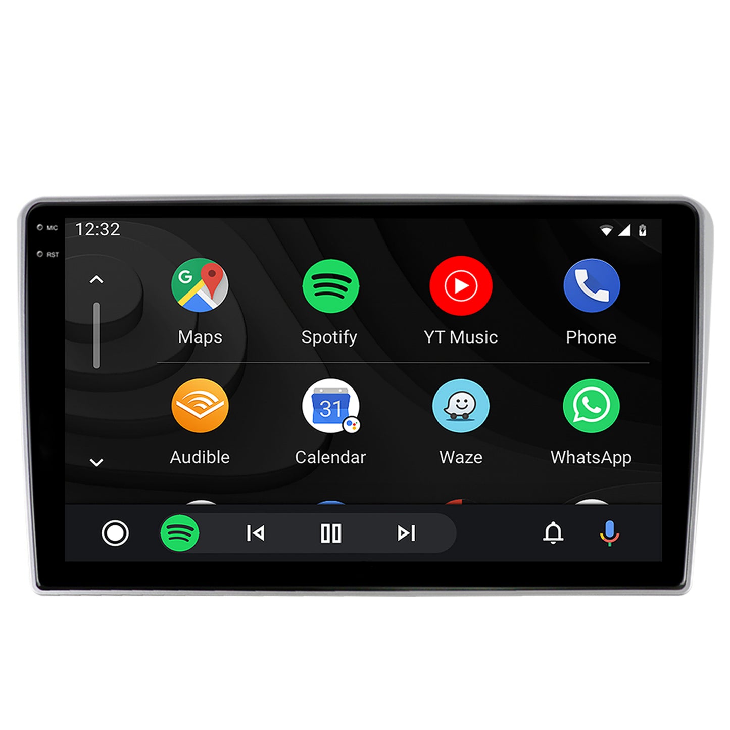 Navigatie 2K HUB64 Toyota Auris (2006-2012), 8GB RAM, Android, Octacore, Slot Sim 4G, DSP, GPS, Wi-FI, Carplay, Android Auto, USB, Bluetooth, Waze, Touchscreen, 9.5 Inch
