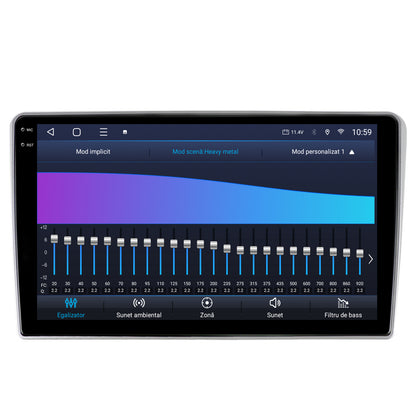 Navigatie 2K HUB64 Toyota Auris (2006-2012), 8GB RAM, Android, Octacore, Slot Sim 4G, DSP, GPS, Wi-FI, Carplay, Android Auto, USB, Bluetooth, Waze, Touchscreen, 9.5 Inch