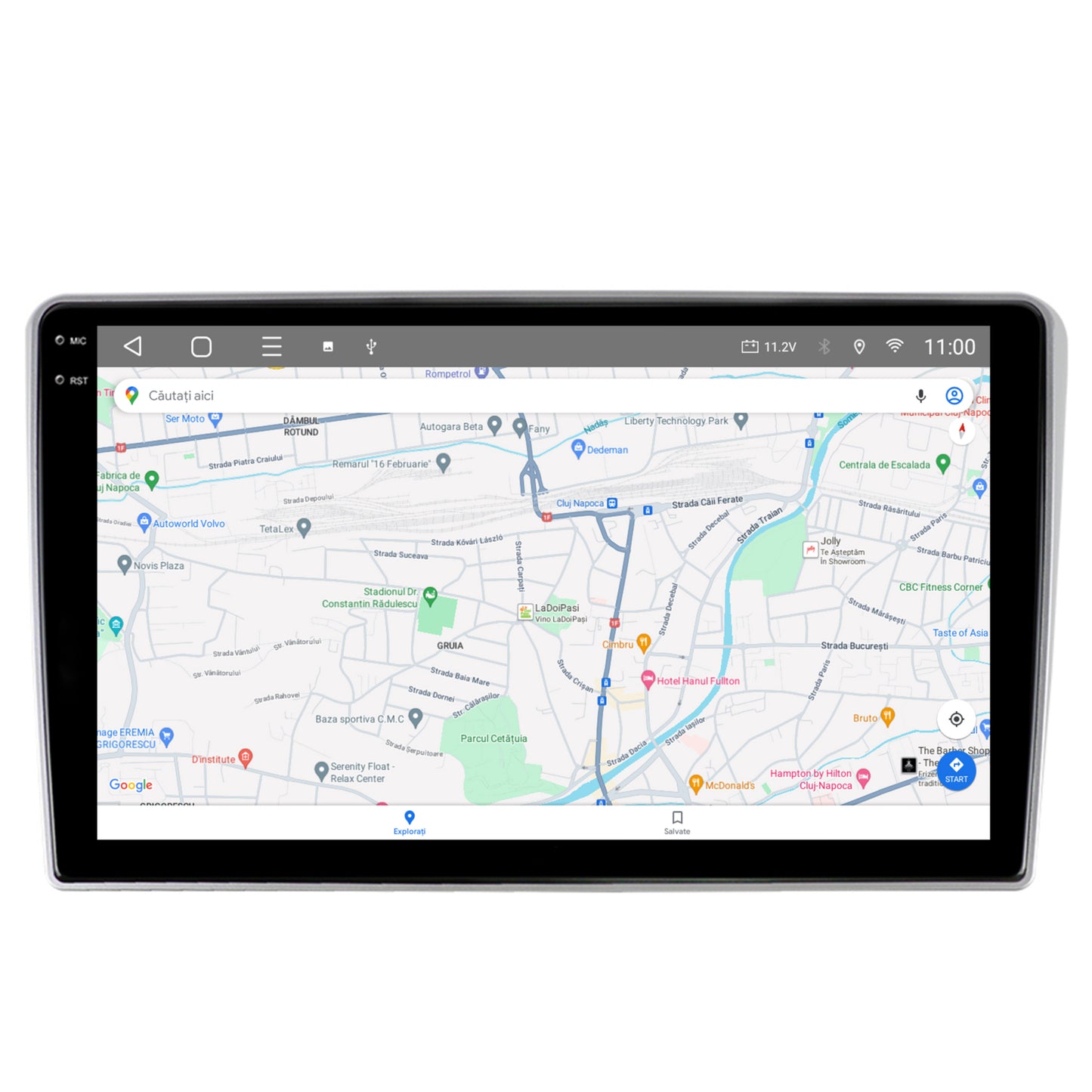 Navigatie 2K HUB64 Toyota Auris (2006-2012), 8GB RAM, Android, Octacore, Slot Sim 4G, DSP, GPS, Wi-FI, Carplay, Android Auto, USB, Bluetooth, Waze, Touchscreen, 9.5 Inch