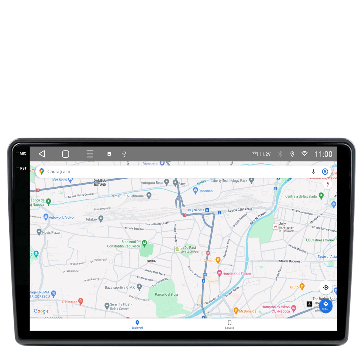 Navigatie 2K HUB64 Toyota Auris (2012-2014), 8GB RAM, Android, Octacore, Slot Sim 4G, DSP, GPS, Wi-FI, Carplay, Android Auto, USB, Bluetooth, Waze, Touchscreen, 10.36 Inch