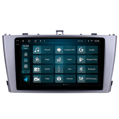 Navigatie 2K HUB64 Toyota Avensis (2008-2015), 4GB RAM, Android, Octacore, Slot Sim 4G, DSP, GPS, Wi-FI, Carplay, Android Auto, USB, Bluetooth, Waze, Touchscreen, 9.5 Inch