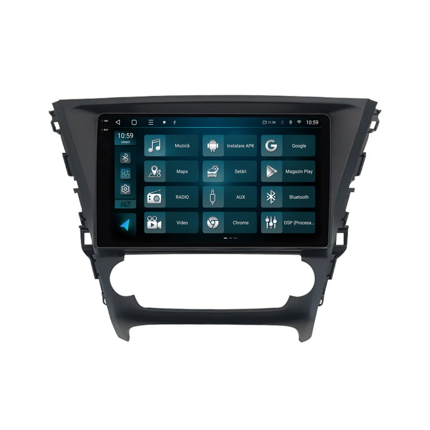 Navigatie 2K HUB64 Toyota Avensis (2015-2018), 4GB RAM, Android, Octacore, Slot Sim 4G, DSP, GPS, Wi-FI, Carplay, Android Auto, USB, Bluetooth, Waze, Touchscreen, 10.36 Inch