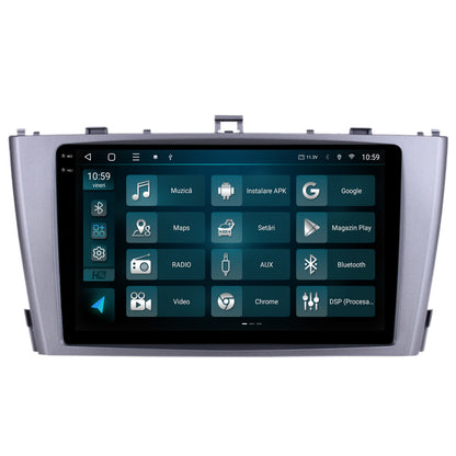 Navigatie 2K HUB64 Toyota Avensis (2008-2015), 8GB RAM, Android, Octacore, Slot Sim 4G, DSP, GPS, Wi-FI, Carplay, Android Auto, USB, Bluetooth, Waze, Touchscreen, 9.5 Inch