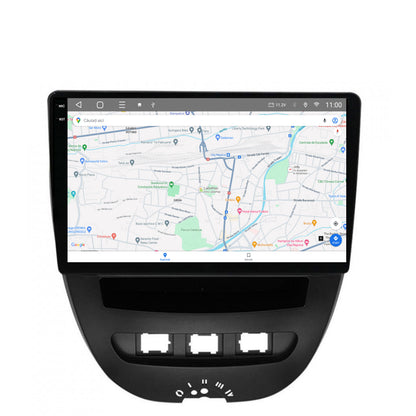 Navigatie 2K HUB64 Toyota AYGO / Citroen C1 (2005-2014), 8GB RAM, Android, Octacore, Slot Sim 4G, DSP, GPS, Wi-FI, Carplay, Android Auto, USB, Bluetooth, Waze, Touchscreen, 10.36 Inch