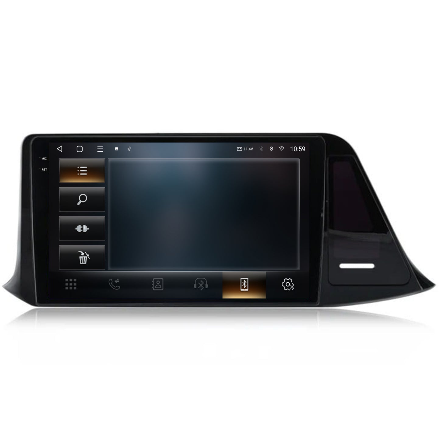 Navigatie 2K HUB64 Toyota CHR (2016-2020), 4GB RAM, Android, Octacore, Slot Sim 4G, DSP, GPS, Wi-FI, Carplay, Android Auto, USB, Bluetooth, Waze, Touchscreen, 9.5" Inch